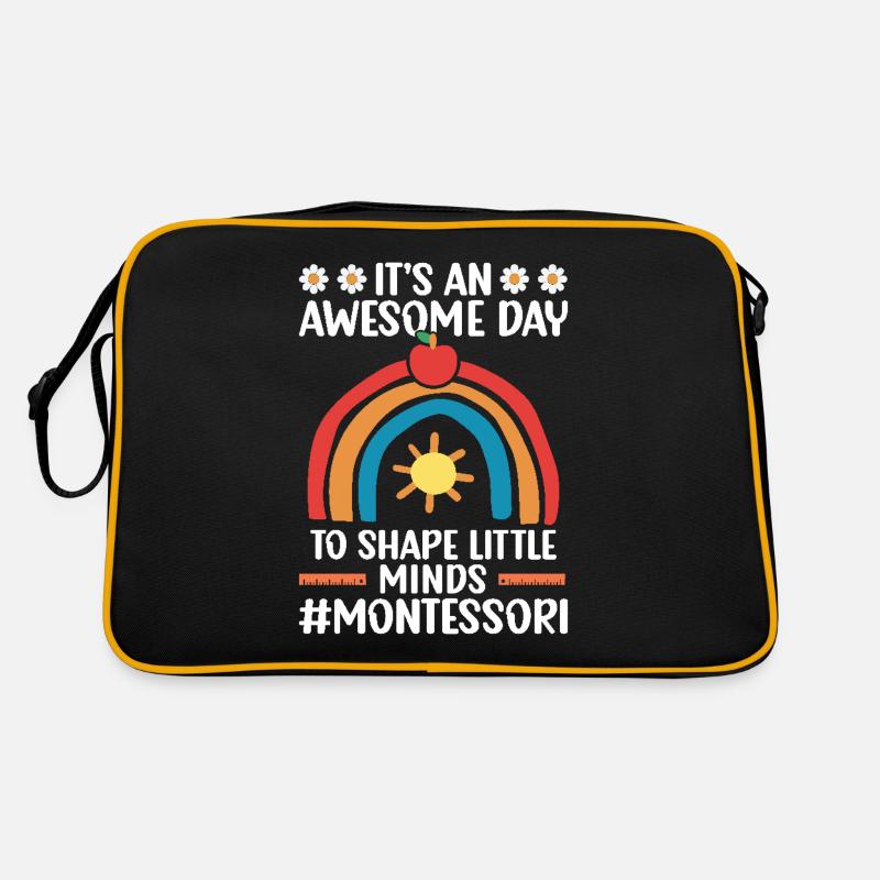Es Ist Ein Großartiger Tag, Um Kleine Köpfe Zu Retro Tasche
