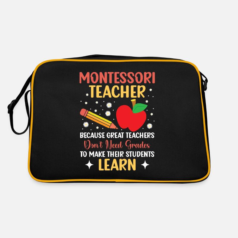 Montessori teachers, because great teachers don't Retro Bag
