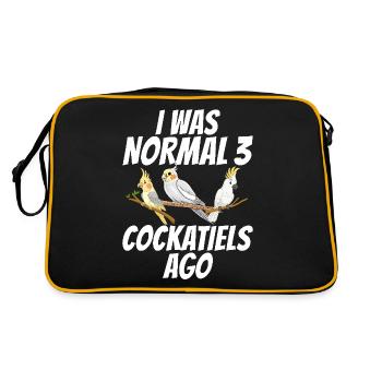 Cadeaux de calopsitte - Sac Retro - noir/or - Dos
