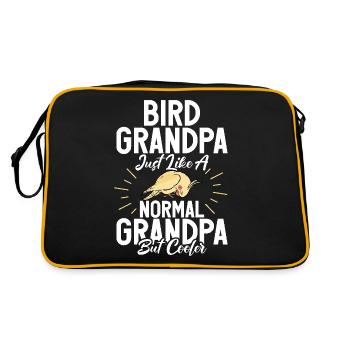 Cadeaux de calopsitte - Sac Retro - noir/or - Dos