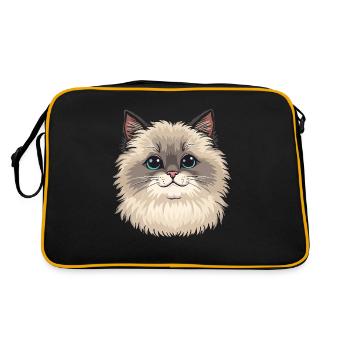 Chat Ragdoll - Sac Retro - noir/or - Dos