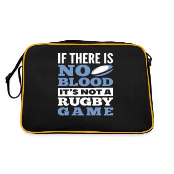 Pas de sang Pas de jeu de rugby Joueur de rugby - Sac Retro - noir/or - Dos
