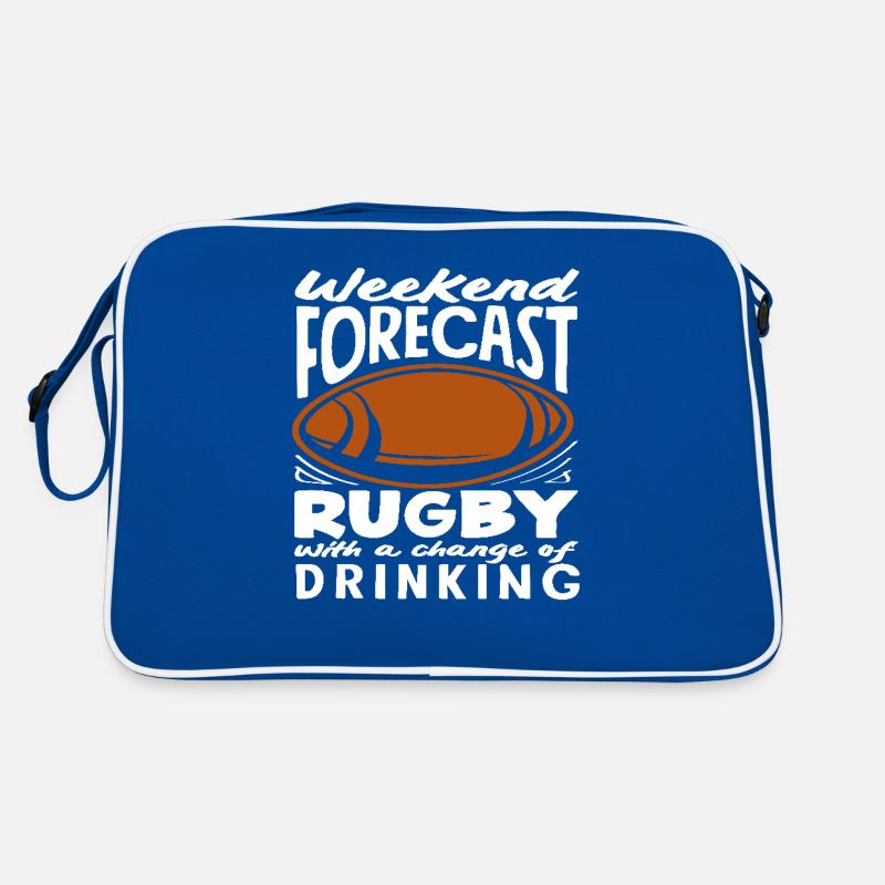 Weekend Prediction Rugby Player Fun Retro Bag