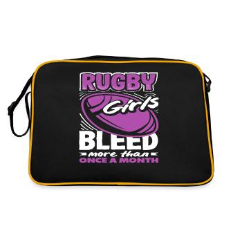Les joueuses de rugby Power plus d’une fois - Sac Retro - noir/or - Dos