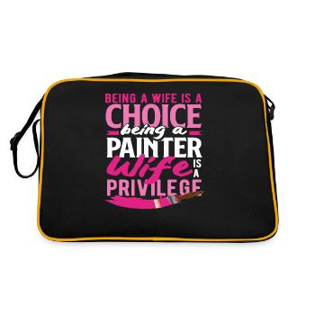 Painter Woman Decision Privilege - Retro Bag - black/gold - Back