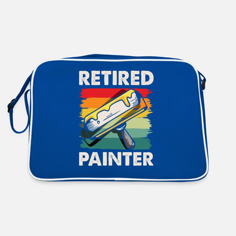 Retired Painter Colorful Life Retro Bag