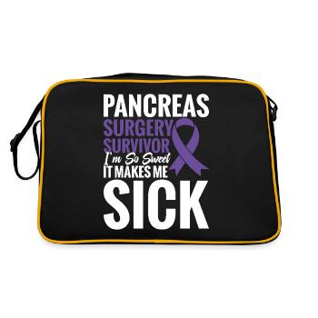 Survivor of pancreatic surgery: - Retro Bag - black/gold - Back