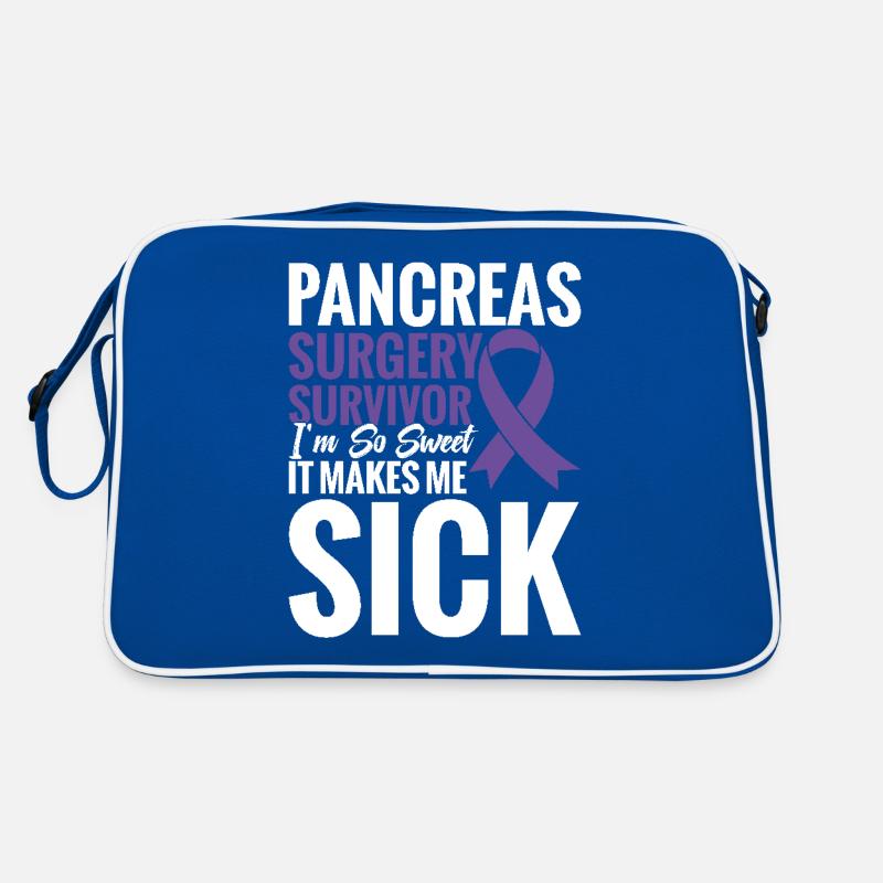 Überlebender Einer Bauchspeicheldrüsenoperation: Retro Tasche