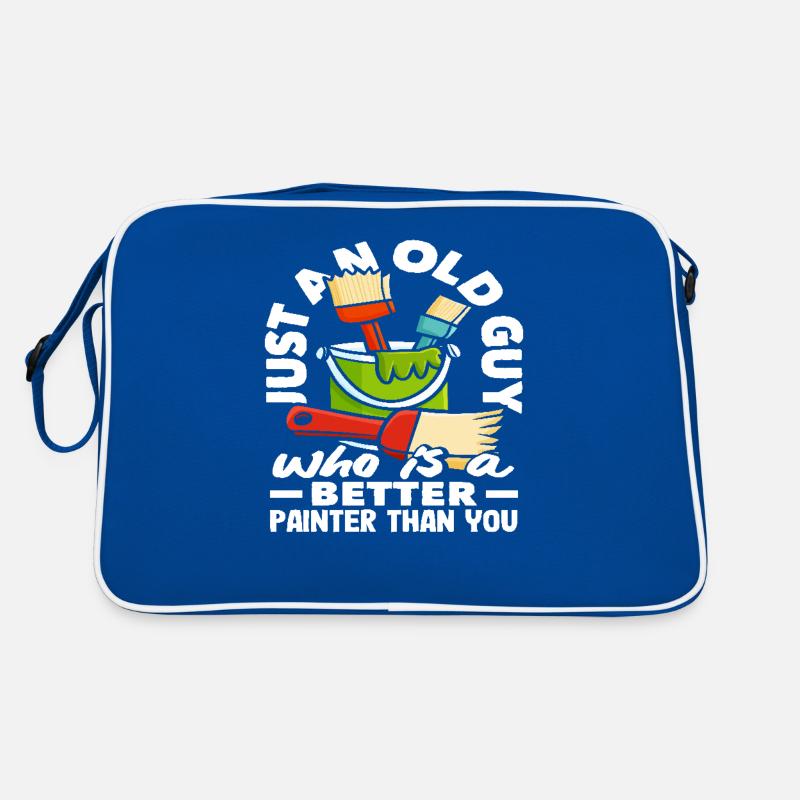 Alter Maler Besser Als Du Spruch Retro Tasche