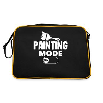 Mode Peintre sur Brush Creative - Sac Retro - noir/or - Dos