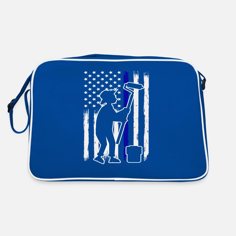 Peintre Drapeau Silhouette Créatif Sac Retro