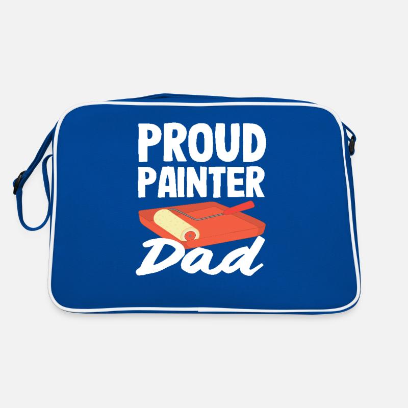 Proud painter dad Retro Bag