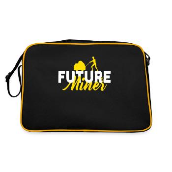 Future Miner - Retro Bag - black/gold - Back