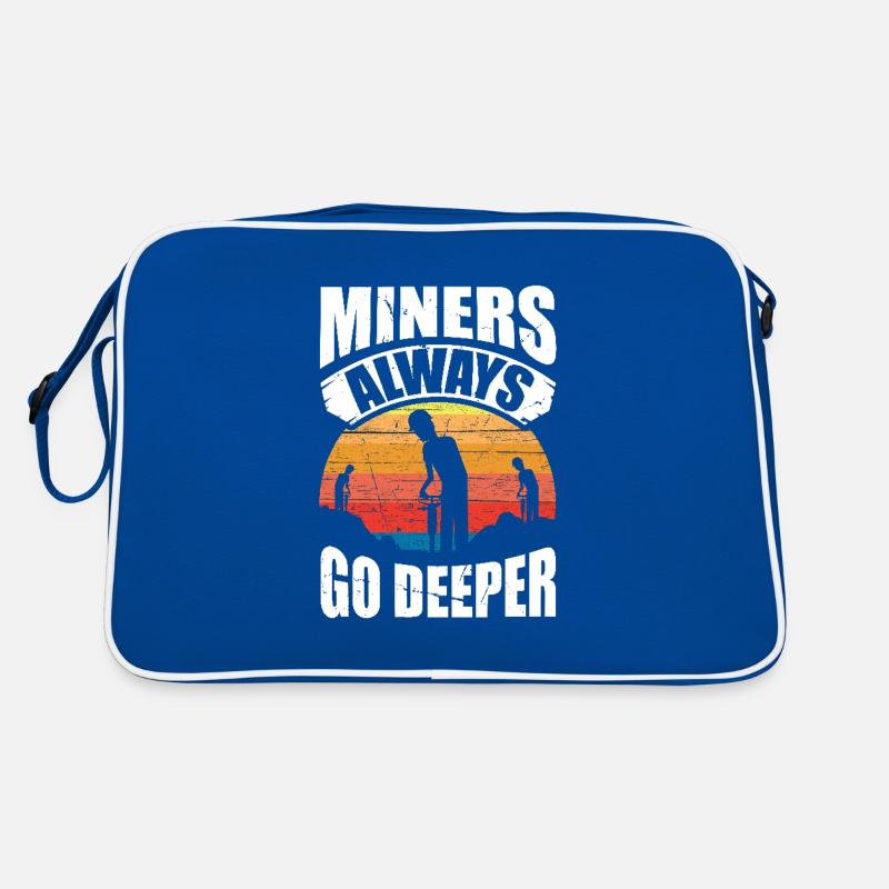 Miners go deeper and deeper Retro Bag