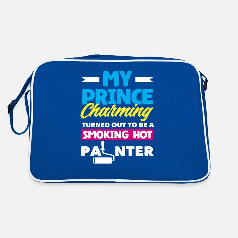 My Prince Charming is a hot painter Retro Bag