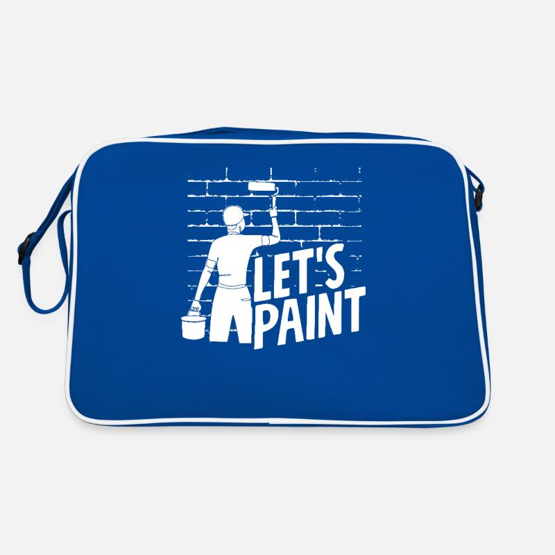 Lass Uns Malen, Maler Enthusiast Retro Tasche