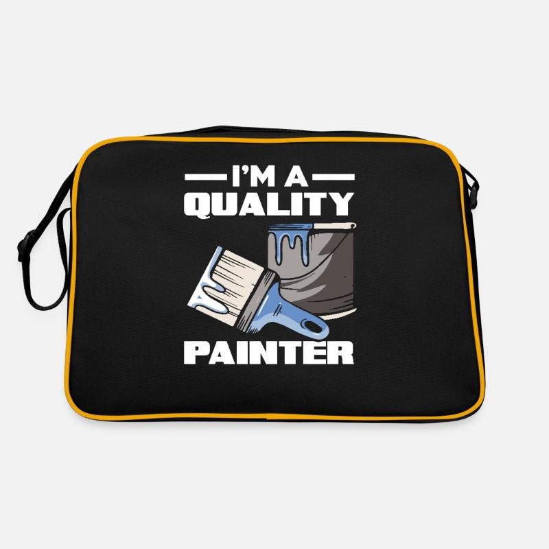 I am a qualitative painter Retro Bag