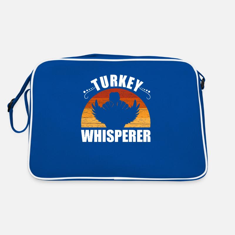Design de chuchoteur de dinde dans un style vintage Sac Retro