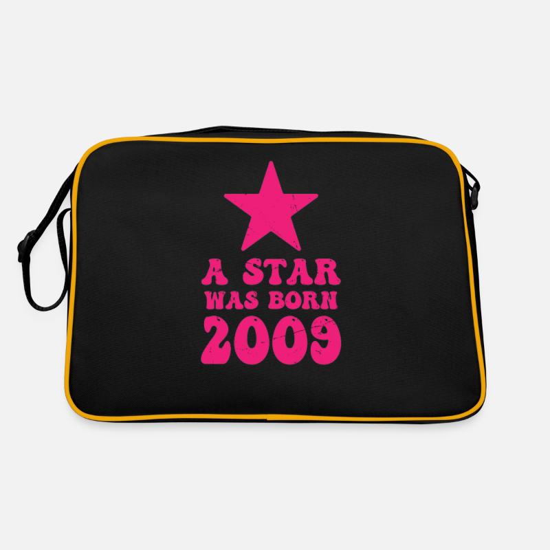 Ein Stern Wurde 2009 Geboren Geburtstag Retro Tasche