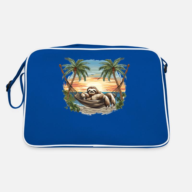 Sloth Hammock, Beach, Chill Retro Bag