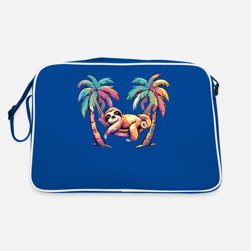 Sloth Hammock, Beach, Chill Retro Bag