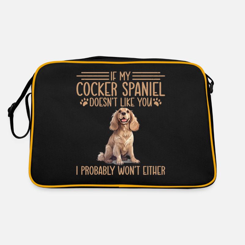 Cadeaux Cocker Spaniel Sac Retro