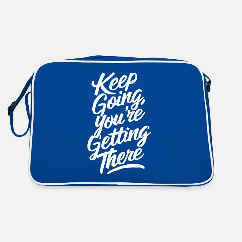 Motivational Quote: Keep Going, You're Getting Retro Bag