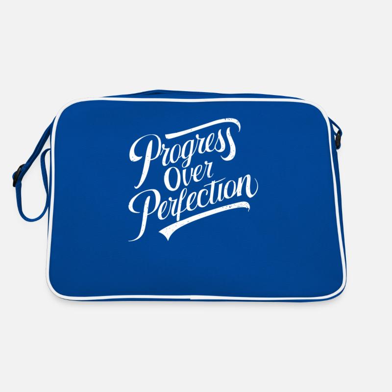 Progress over perfection Motivation Retro Bag