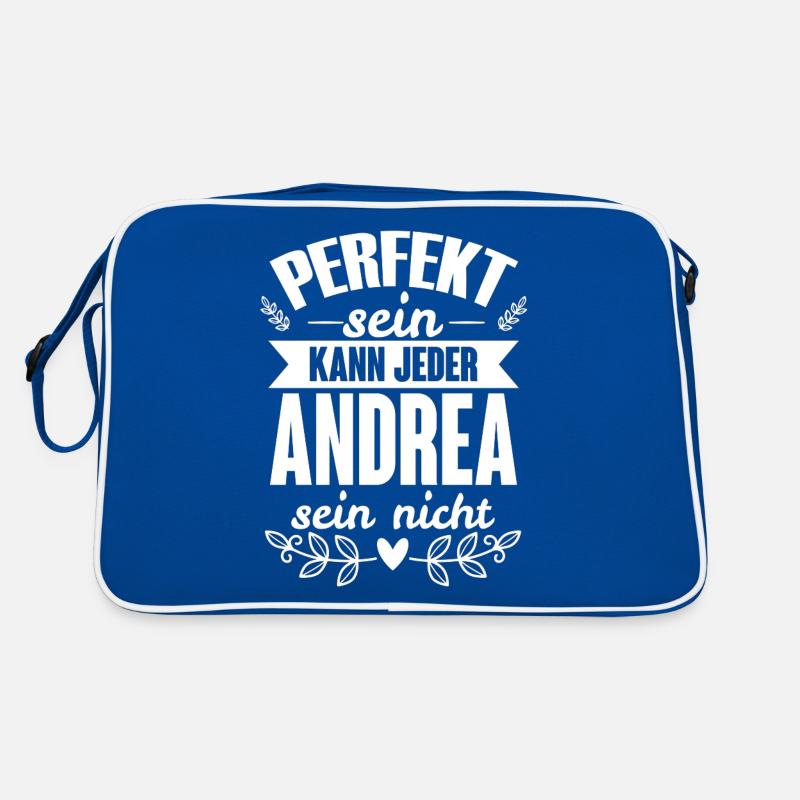 Andrea - Perfekt Sein Kann Jeder Andrea Nicht Retro Tasche