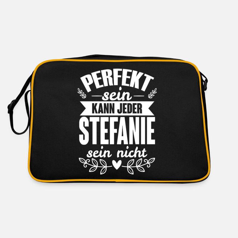 Stefanie - Perfekt Sein Kann Jeder Stefanie Nicht Retro Tasche