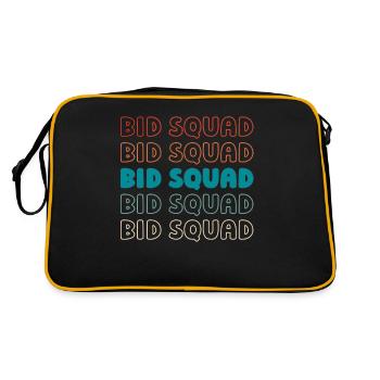 Barber Barbershop Squad - Retro Bag - black/gold - Back