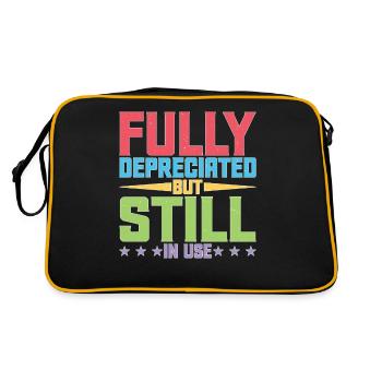 Fully Depreciated But Still In Use 37 - Retro Tasche - Schwarz/Gold - Hinten