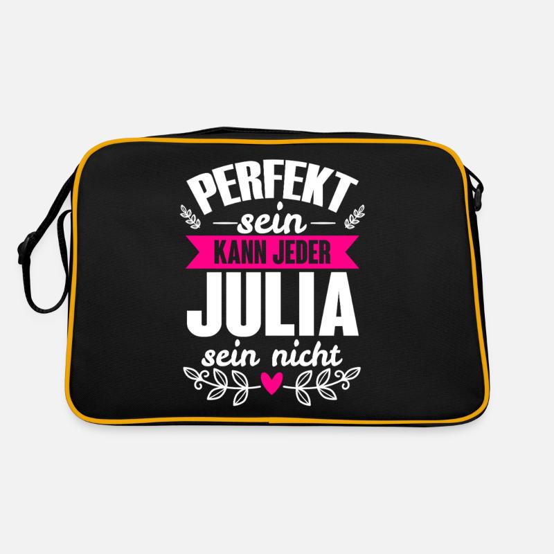 Julia - Perfekt Sein Kann Jeder Julia Nicht Retro Tasche