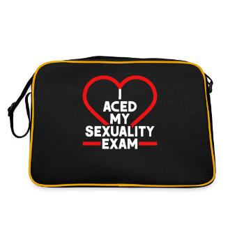 J’ai réussi mon test de sexualité - Sac Retro - noir/or - Dos