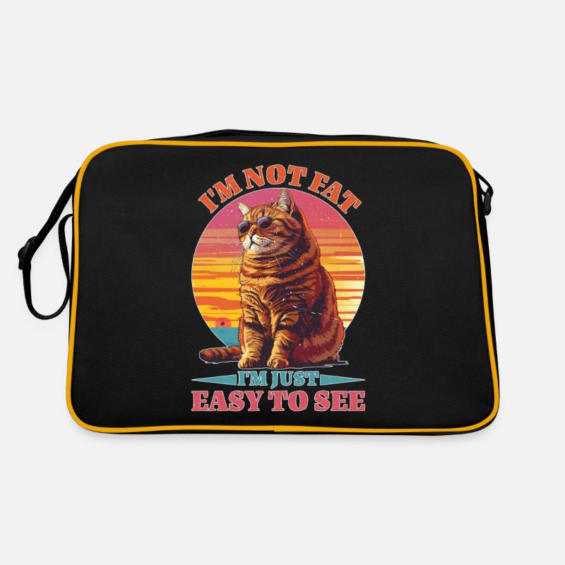 I'm Not Fat, I'm Just Easy To See 71 Retro Tasche