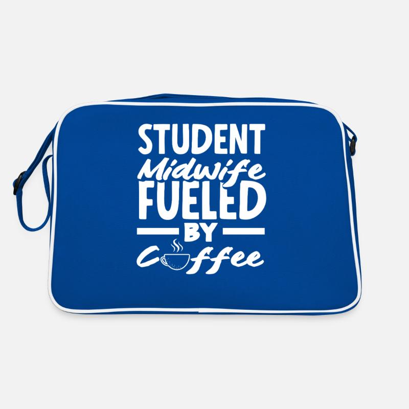 Student midwife driven by coffee Retro Bag