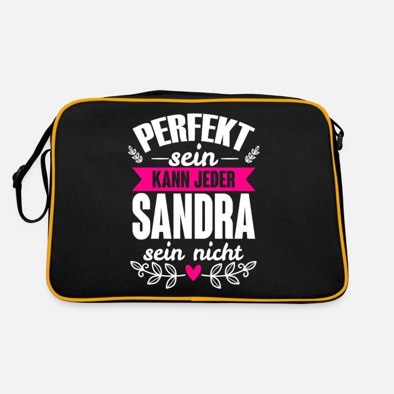 Sandra - Perfekt Sein Kann Jeder Sandra Nicht Retro Tasche