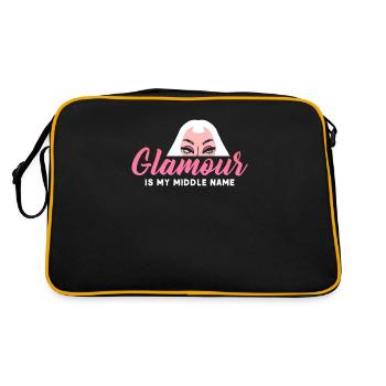 Glamour is my middle name - Retro Bag - black/gold - Back