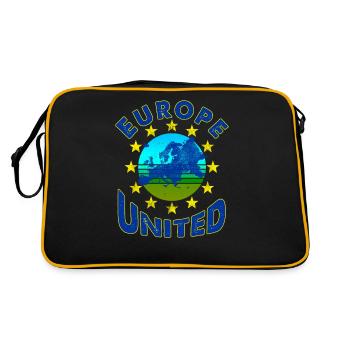 L’Europe unie pour la démocratie et la diversité - Sac Retro - noir/or - Dos