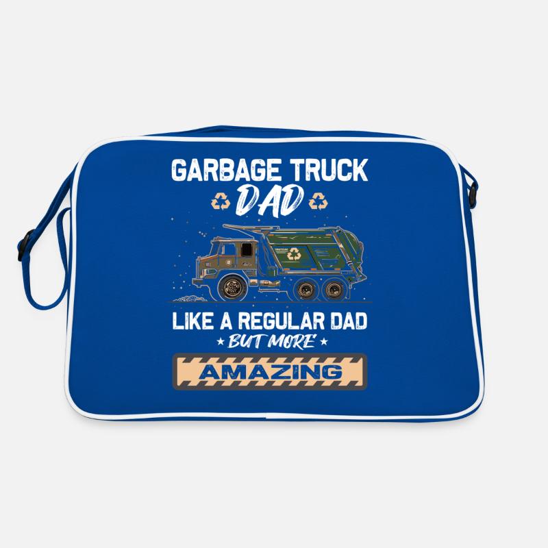 Garbage truck driver for sanitation workers Retro Bag