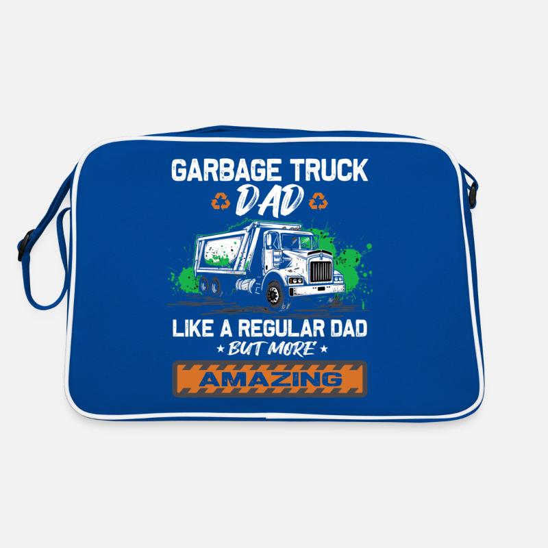 Garbage truck driver for sanitation workers Retro Bag