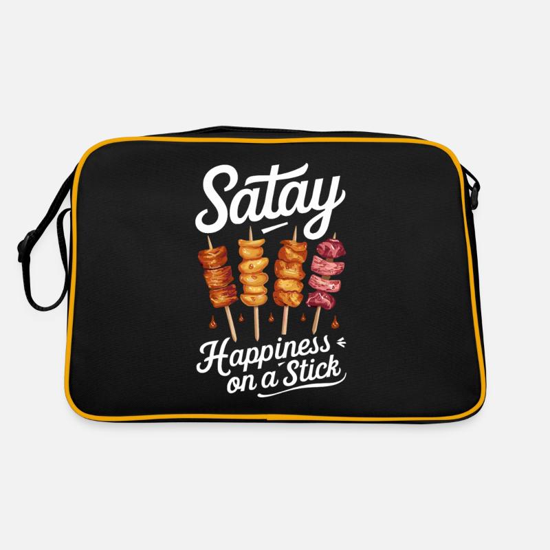 Satay Happiness On A Stick Retro Tasche