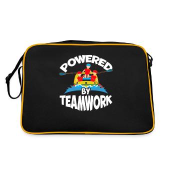 Driven by teamwork - Retro Bag - black/gold - Back
