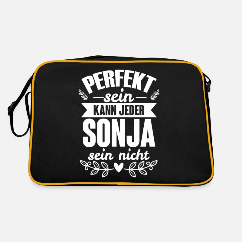 Sonja - Perfekt Sein Kann Jeder Sonja Nicht Retro Tasche