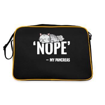 Seuls les perdants ont besoin d’un pancréas - Sac Retro - noir/or - Dos