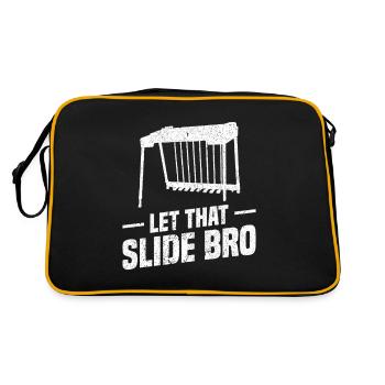 Laissez ce fleuret bro - Sac Retro - noir/or - Dos