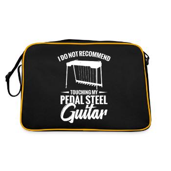 Je ne recommande pas d’utiliser ma guitare pedal steel - Sac Retro - noir/or - Dos