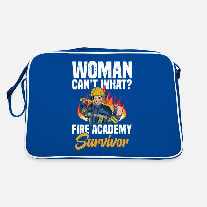 Woman can't do what? Fire Academy Survivor Retro Bag