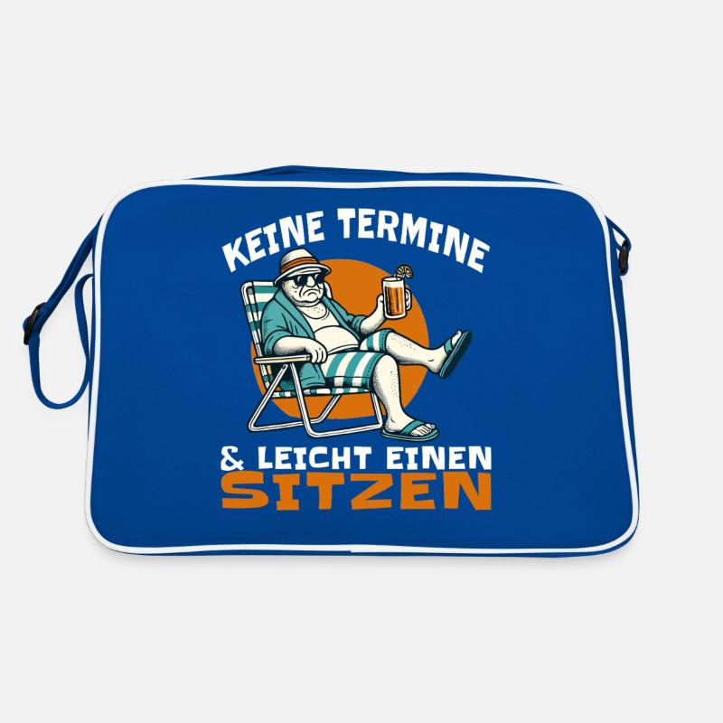 Keine Termine und leicht einen sitzen Retro Tasche