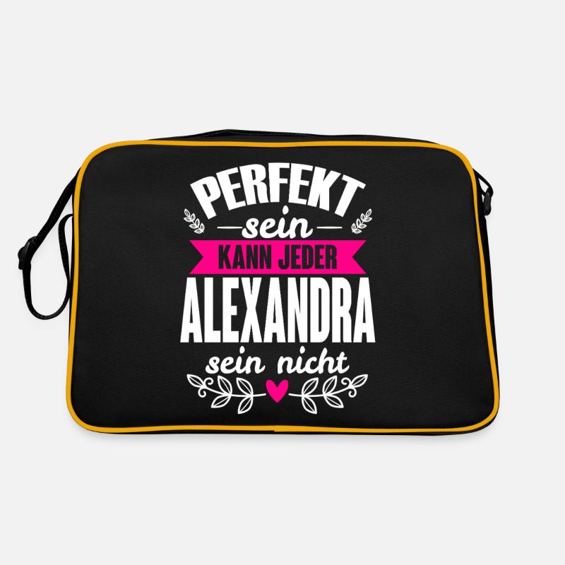 Alexandra Perfekt Sein Kann Jeder Alexandra Nicht Retro Tasche